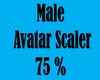 Male Avatar Scaler 75%