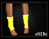 ~H~ yellow legwarmers