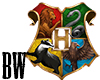 |bw| Hogwarts Crest