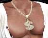 (M) gold dollar neckles