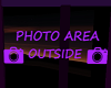 Purple Photo Room Sign