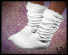 llWll Knit White Boots ~