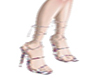 Pink chongsam heels