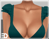 Teal Zipper Top Large