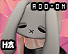 ! Backpack rabbit sad