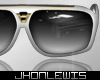 |JL| Glasses White&Gold