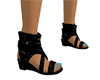 black Sandals