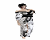 (goto) kimono blk/white