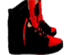 Red And Black Shoes