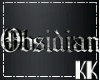 [KK]Silver/blk Obsidian