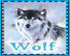 Wolf pcture frame