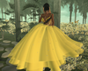 gold fairytale dress