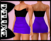 Purple Latex Skirt & Top