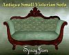 Antq Small Victn Sofa Gn