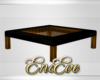 Enc. Gold Side Table