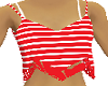 basic top stripes red