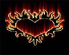 animated flaming heart