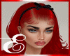 MAHALIA RED BLACK BOW