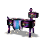 Neon Party Kiss Chair