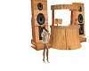 A Simple Wood DJ Booth