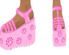 Pink Platform Sandals