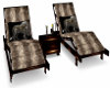 Lion Wood Lounge Chairs