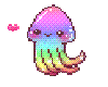 ~Kawaii Rainbow Squid~