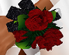 {J} Red Rose Corsage