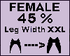 Leg Thigh Scaler 45% XXL