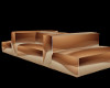 Bronze&Crm Abstr Couch