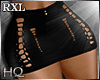 Ripped skirt black RXL