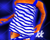 !(kk) Blue Zebra Top