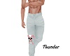 xmas skull pants M
