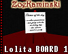 First Lolita Board 1