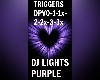 Purple DJ Lights DPV