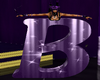 (ba)purpleLetter B/pose