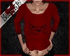 B| Kitty Red Bow Top