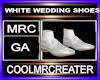 WHITE WEDDING SHOES