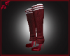 Cassia Bgndy Socks Heels