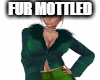 Fur Mottled Green
