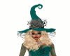 Teal Witch Hat