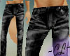 Skinny Black Faded Jeans