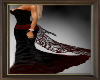 Vampiric gown with train