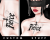 Fierce Blade Chest Tat