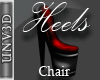Blk Stiletto Heels Chair