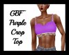 GBF~Purple Crop Top