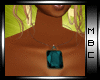 Emerald 3d Sq. Necklace