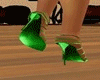 (FERGA) Zapatos Verdes