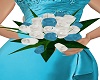 Blue Bridesmaid Boquet
