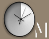 Grey Kitchen Clock